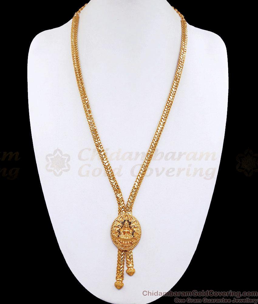 New Model Heart Type Gold Haram Lakshmi Pendant HR3065