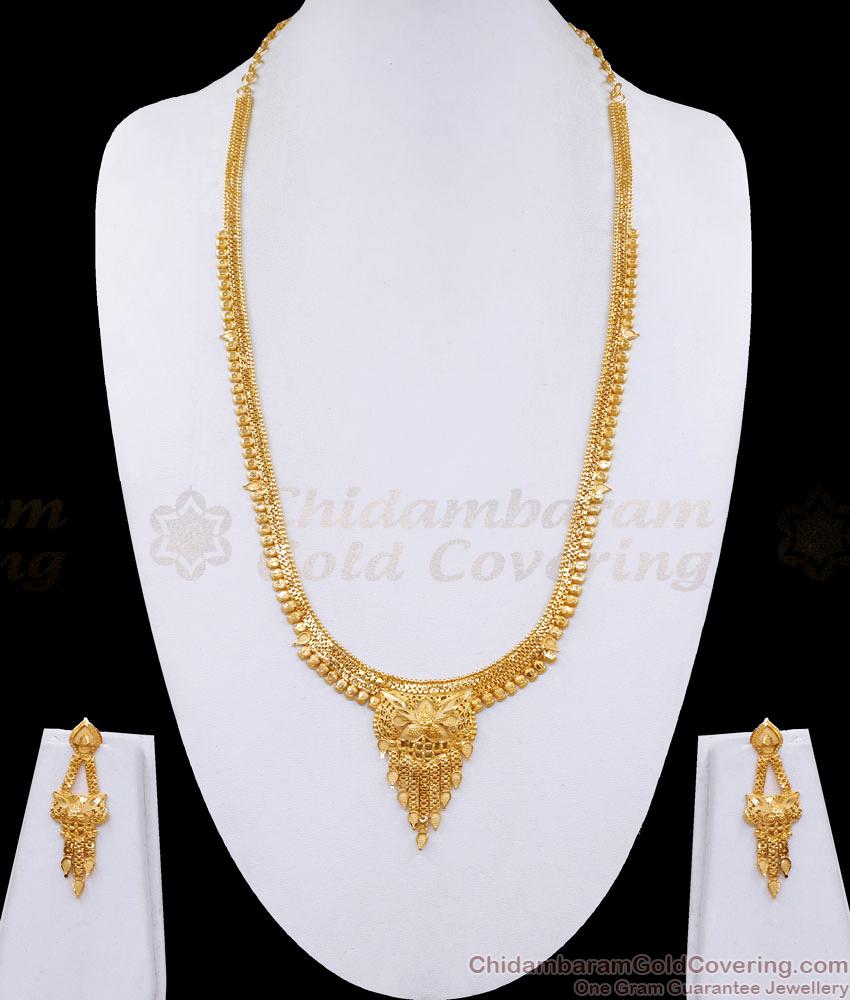 High Quality Gold Forming Long Haram Set 2 Gram Jewellery HR3107