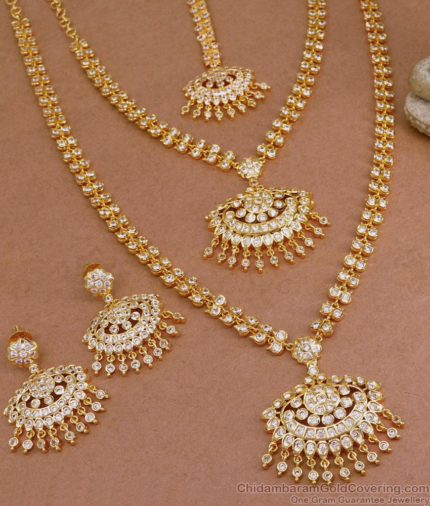 Buy Full Impon Jewellery Bridal Haram Set Premium Collections HR3122