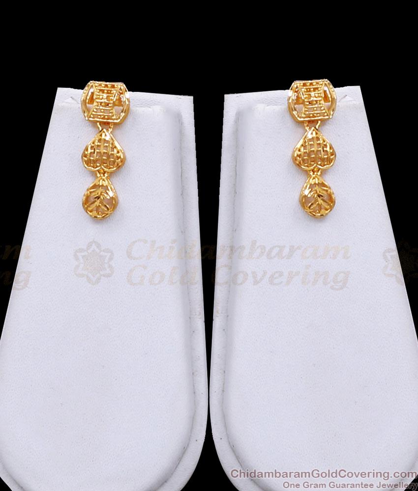 Arabic Bridal Forming Gold Haram Earring Combo For Marriage HR3132