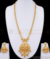 High Quality Forming Gold Haram Set Big Pendant Design HR3134