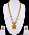 Buy 2 Line Beads Gold Rani Haram Lakshmi Pendant Design HR3226