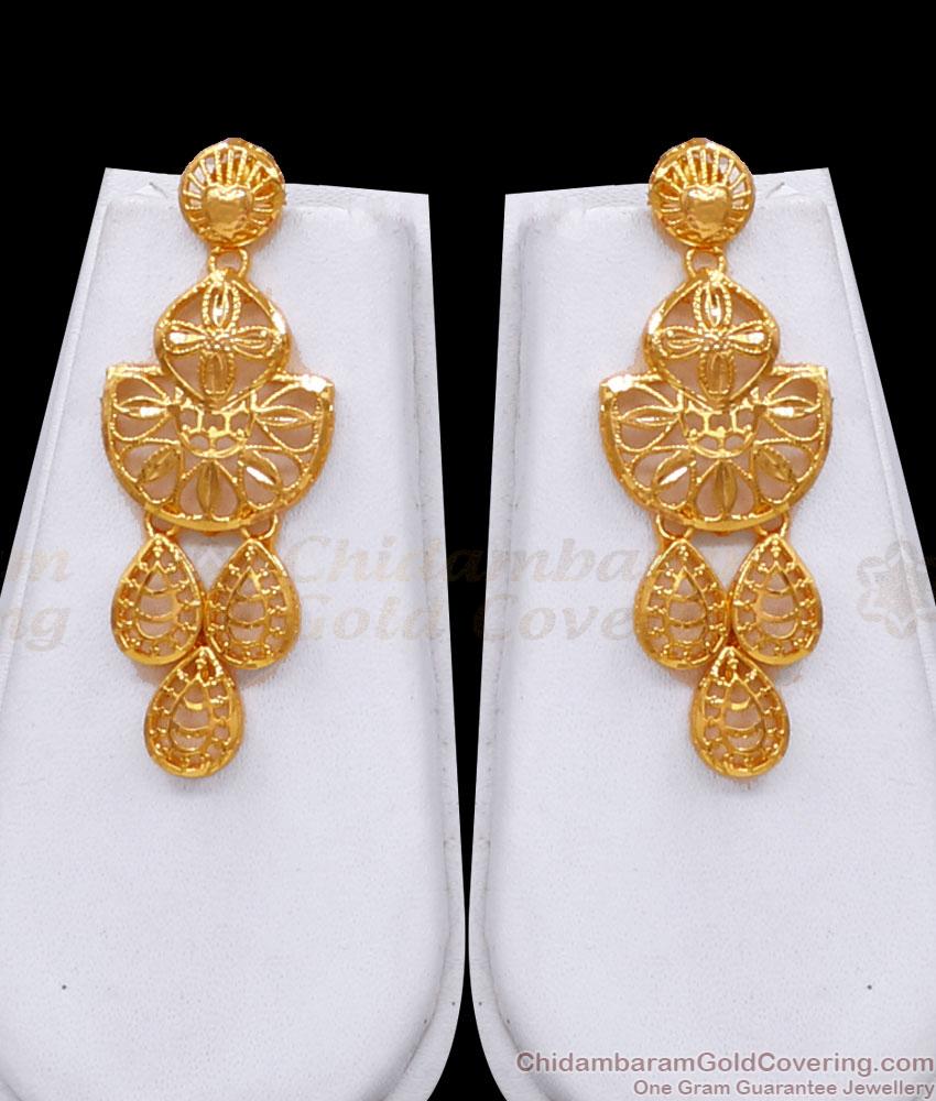 Grand Arabic Wedding Gold Haram Designs With Earrings HR3233