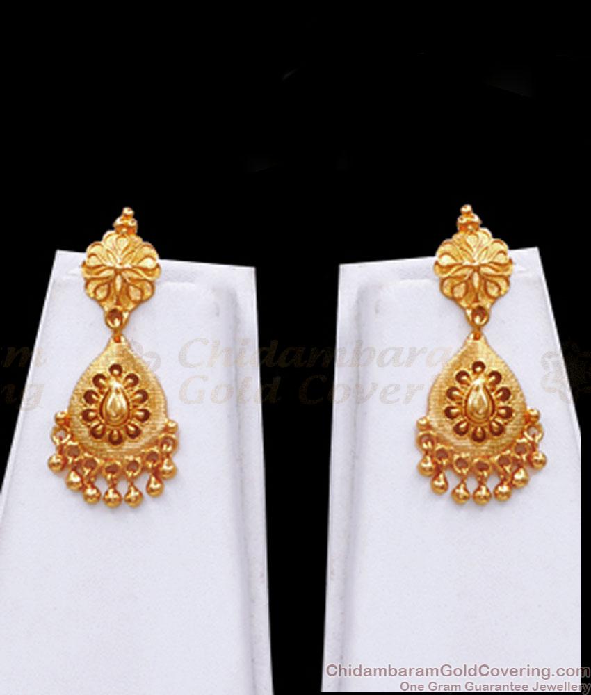 New Model Leaf Pattern Gold Plated Long Haram Set Online HR3287