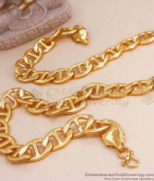 Fancy Jewelry Chain Best quality long lasting plated Gold at Rs