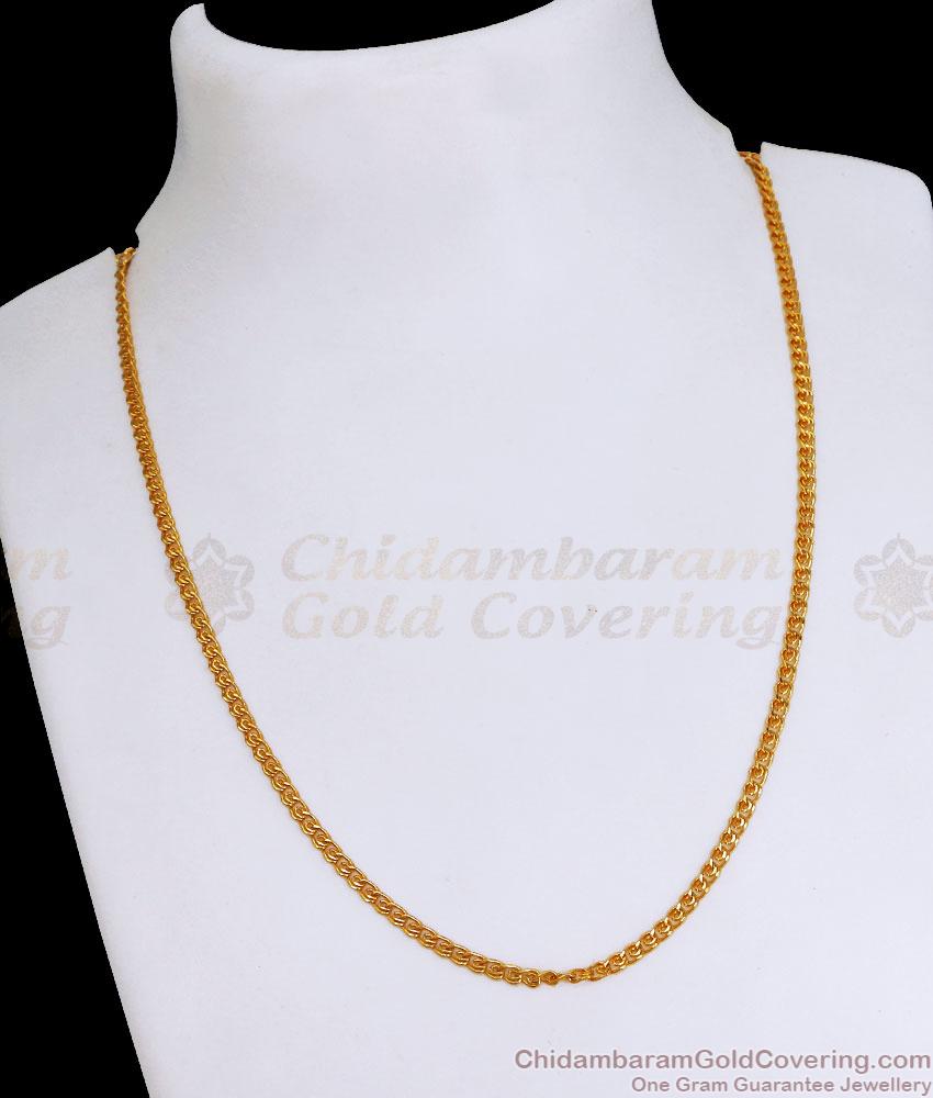 Latest Daily Use Gold Chain Imitation Jewelry For Women CHNS1169