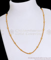 New Model Rope Chain With Golden Beads 1 Gram Gold Jewelry CHNS1173