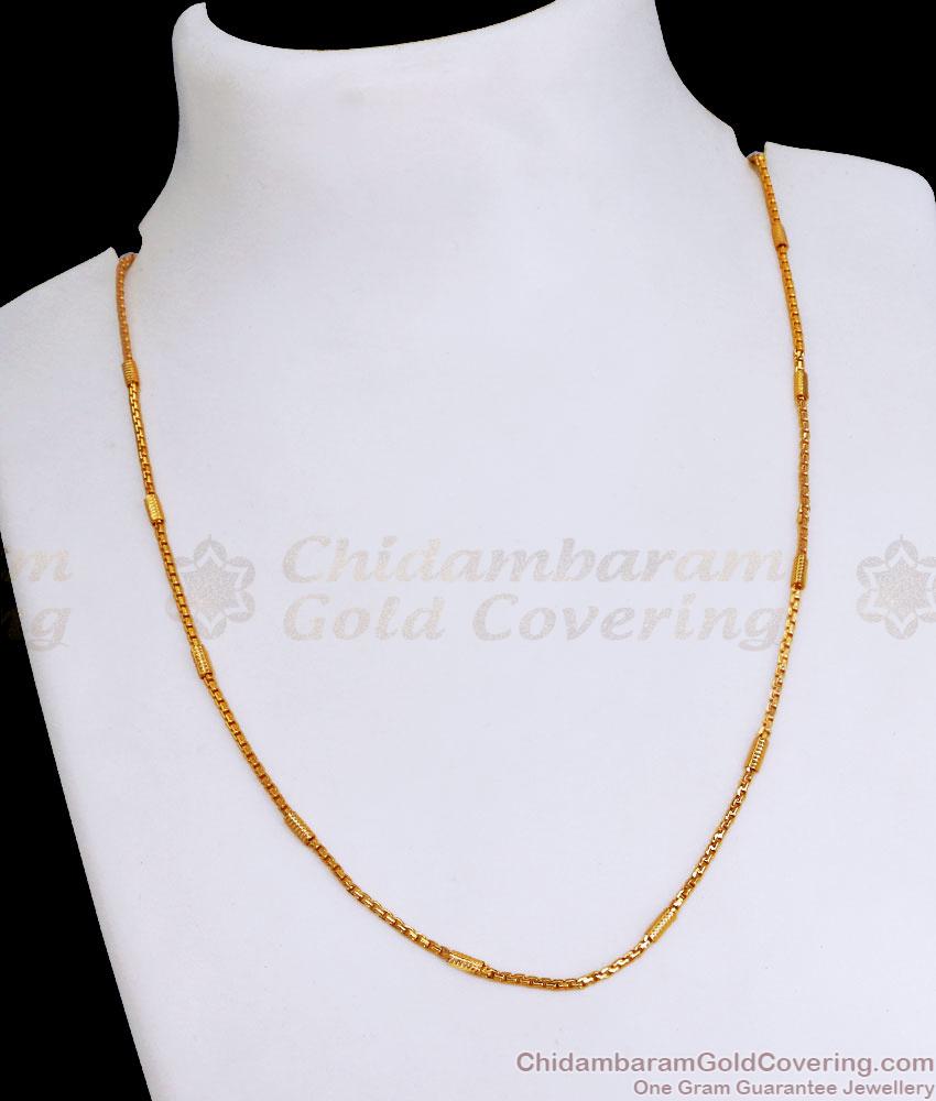 Thin Box Design Gold Imitation Short Chain CHNS1174