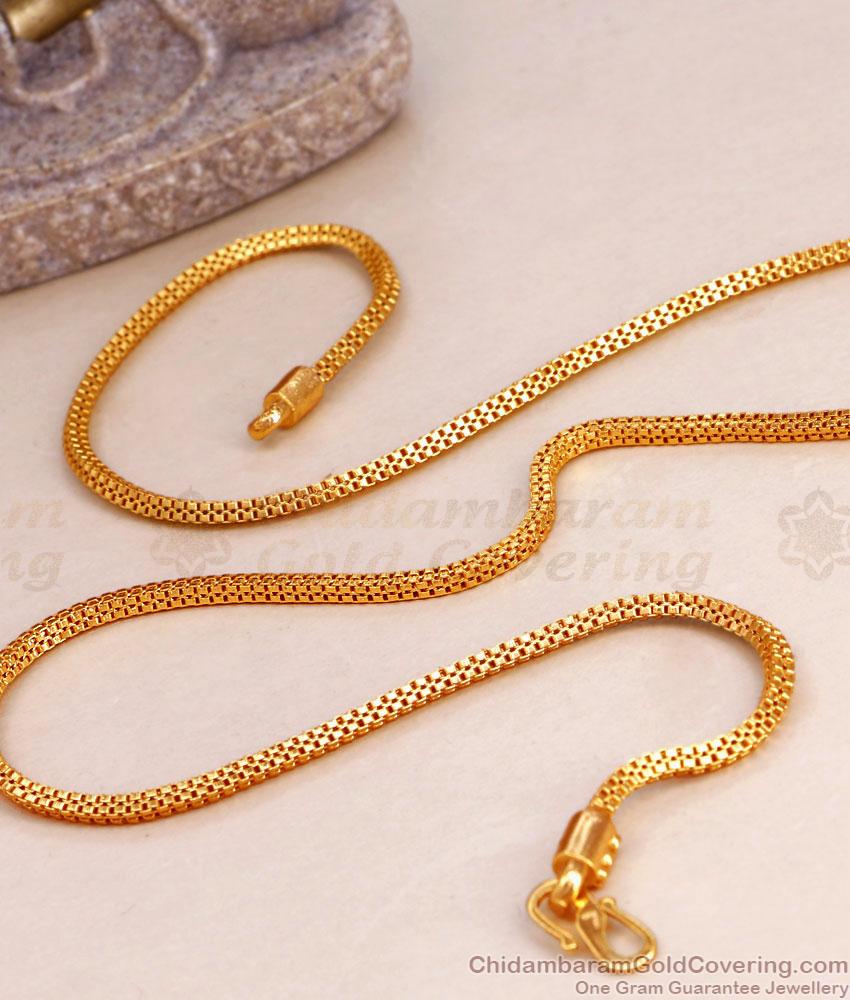 One Gram Gold Daily Wear Short Chain Designs CHNS1177