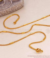 22Ct Gold Plated Short Chain Box Design CHNS1180