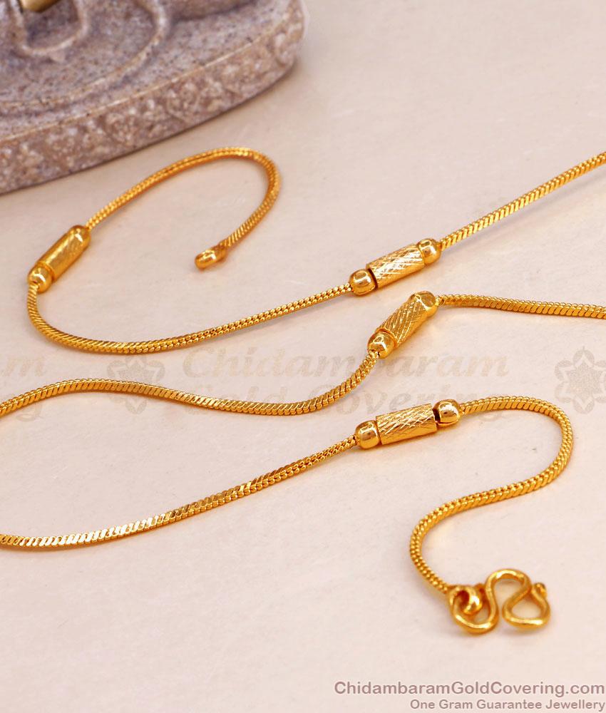 Traditional Gold Plated Short Chain For Women CHNS1185