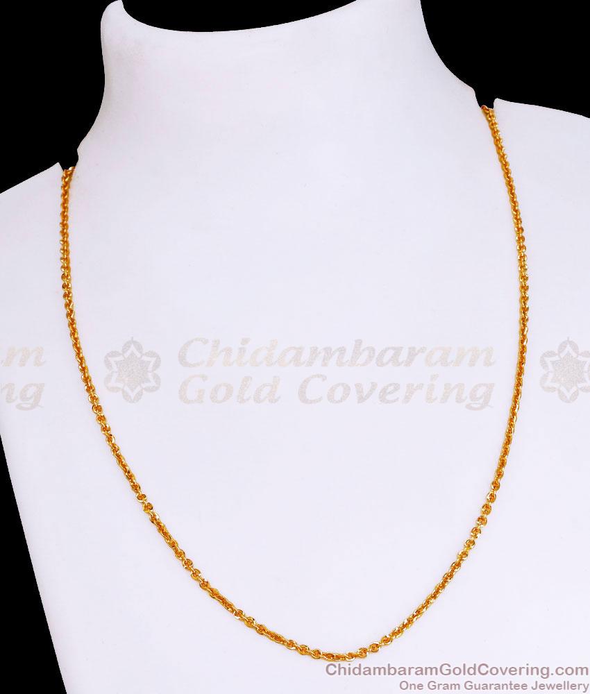 Unique Interlock Gold Design Short Chains CHNS1192