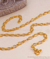 Light Weight Gold Short Chains Figaro Design CHNS1196