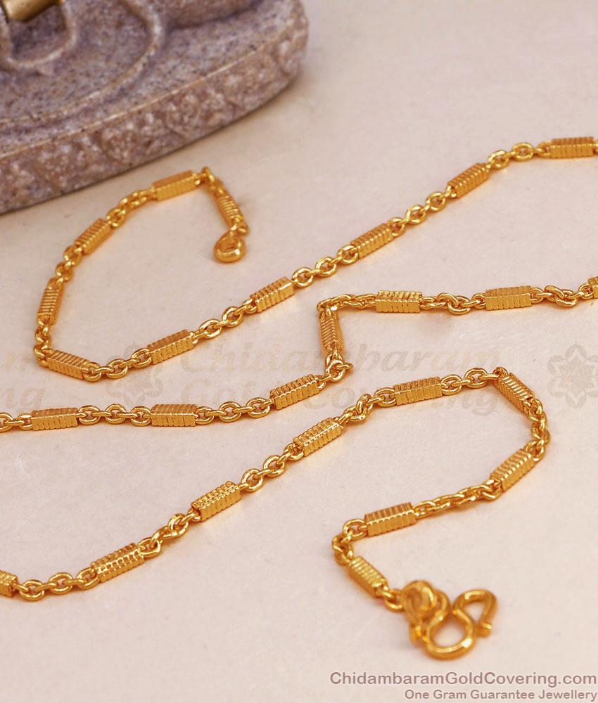 High Quality 18 Inch Gold Imitation Chain Box Design CHNS1198