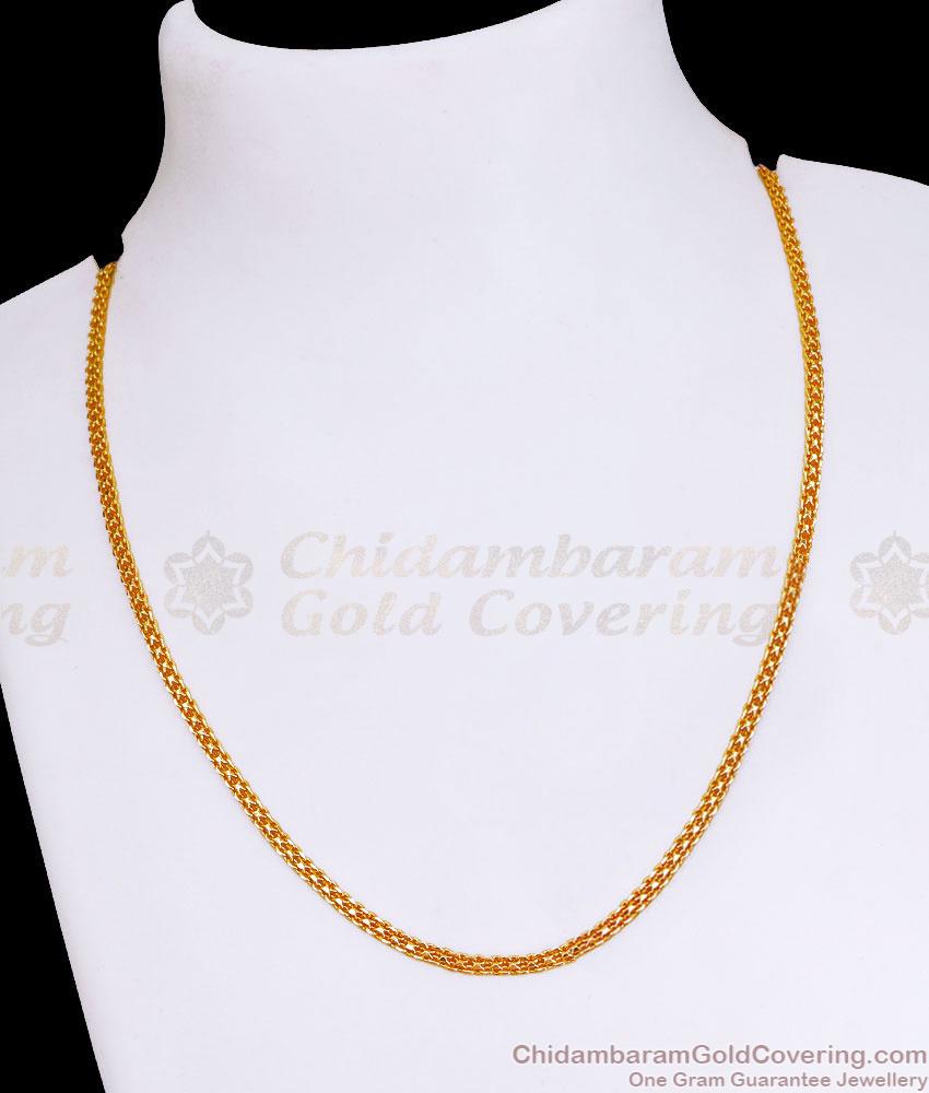 22K Micro Gold Plated Short Chains For Men CHNS1199