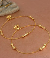 10 Inch Simple Gold Plated Anklet For Womens ANKL1194
