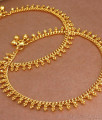 11 Inch New Gold Plated Anklets Design For Womens ANKL1198