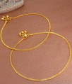12 Inch Regular Use Gold Imitation Anklet Guarantee Jewelry ANKL1212