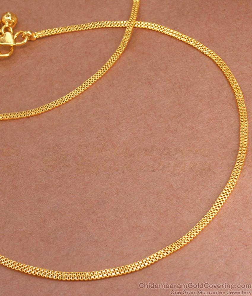 12 Inch Regular Use Gold Imitation Anklet Guarantee Jewelry ANKL1212