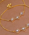 10 Inch Beautiful Payal Design Amercial Diamond Anklets Imitation Jewelry ANKL1218