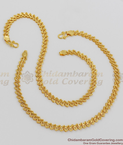 gold anklet models pictures