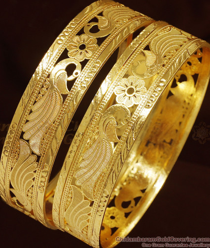 Latest gold broad hot sale bangle designs