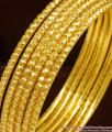 BR1013-2.6 Size Set of Six Thin Gold Bangles Collections For Daily Use