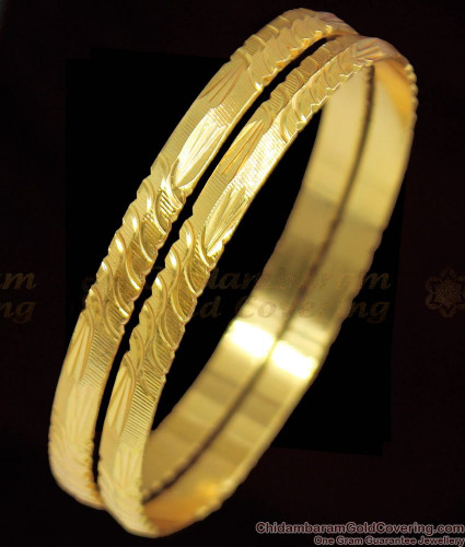 Handmade bangles design on sale in gold