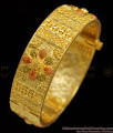 BR1112-2.4 Attractive Flower Model Gold Inspired Forming Enamel Bangle