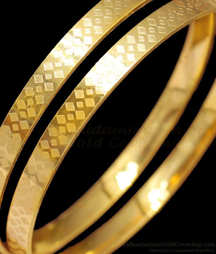 Plain gold store bangles designs