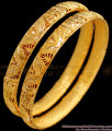 BR1438-2.6 Daily Wear Set of Two One Gram Gold Bangle Collections Shop Online