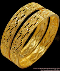 Two Gram Gold Bangles, Plain Bangles and Enamel Meenakari Bangle ...