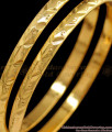 BR1517-2.4 Traditional Original Impon Gold Bangle Collections From Chidambaram Gold Covering