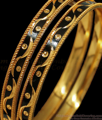 Golden Daily Wear Imitation Brass Bangles, Size: 2.2 - 2.10 Inch