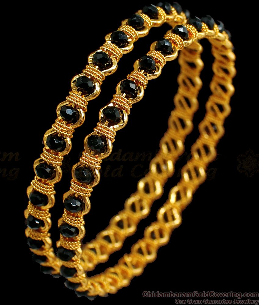 Black String Bracelet with Gold – Nialaya