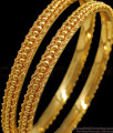 BR1663-2.4 2022 Latest Collection Gold Bangles South Indian Jewelry