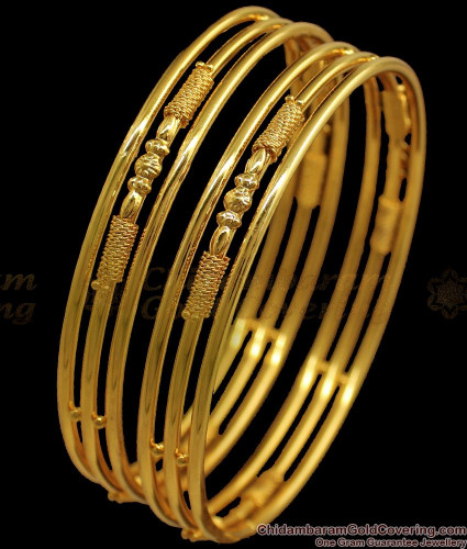 3 layer gold bangle