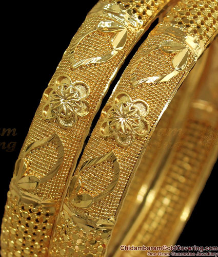 Gold kada clearance design latest