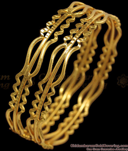 Gold 2024 layered bangles