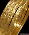 BR1891-2.10 Size Set Of Four Gold Plated Bangle Plain Design Shop Online 