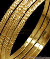 BR2089-2.6 Size Set Of Four Gold Polish Bangles Shop Online