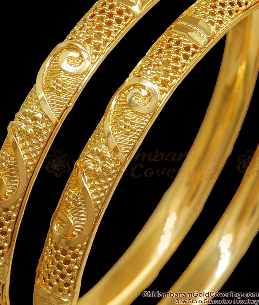 BR2330-2.6 22Kt Bridal Gold Bangles Imitation Jewelry Designs