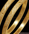 BR2345-2.10 Elegant 1 Gram Gold Bangle For Women Daily Use