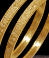 BR2346-2.10 Handcrafted One Gram Gold Bangle Daily Use Designs