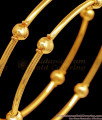 BR2358-2.6 Size 22k Gold Polish Guaranteed Bangle Daily Wear Collection