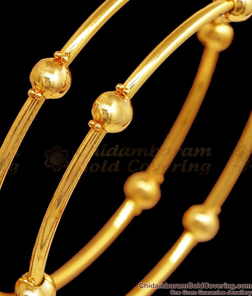 BR2358-2.8 Size 22k Gold Polish Guaranteed Bangle Daily Wear Collection