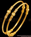 BR2359-2.6 Size One Gram Gold Bangle Regular Use Covering Jewelry