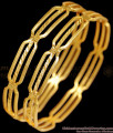 BR2363-2.8 Size Classic Handcrafted Gold Plated Bangle For Regular Use