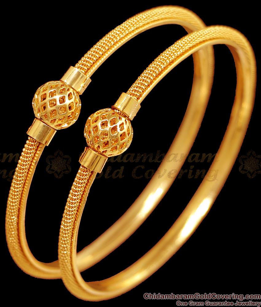 BR2371-2.6 Size Function Wear Ball Type Bangle 1 Gram Gold Bangle