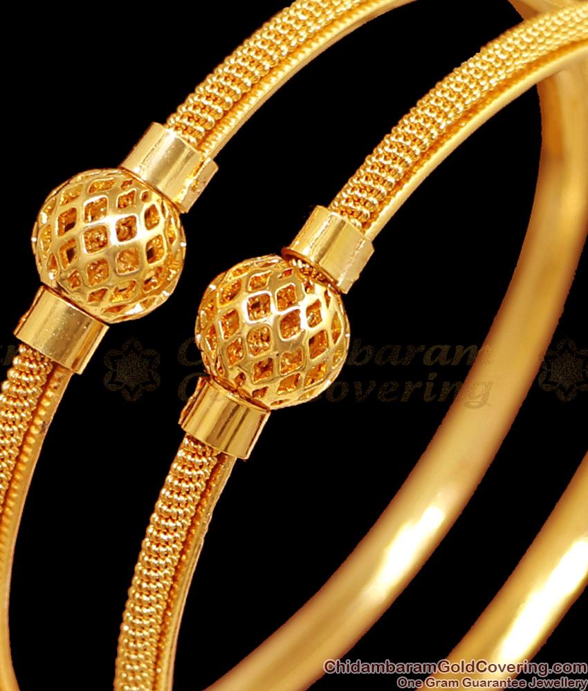 BR2371-2.6 Size Function Wear Ball Type Bangle 1 Gram Gold Bangle